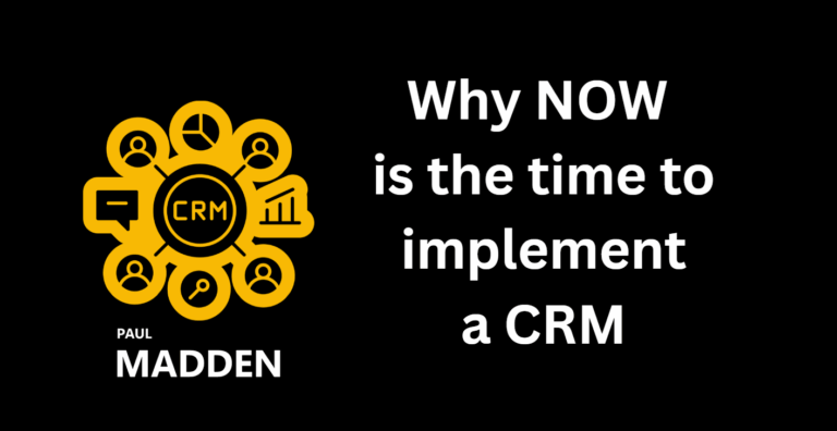 Why implement a CRM?